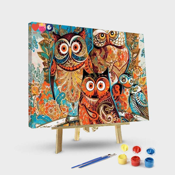 paintingnumberart Paint By Numbers Kit – Artistic OWL
