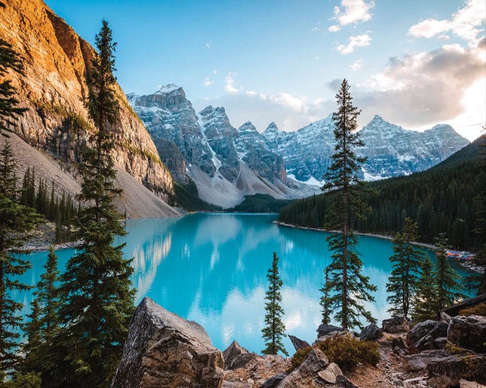 paintingnumberart Paint By Numbers Kit-Autumnal Moraine Lake