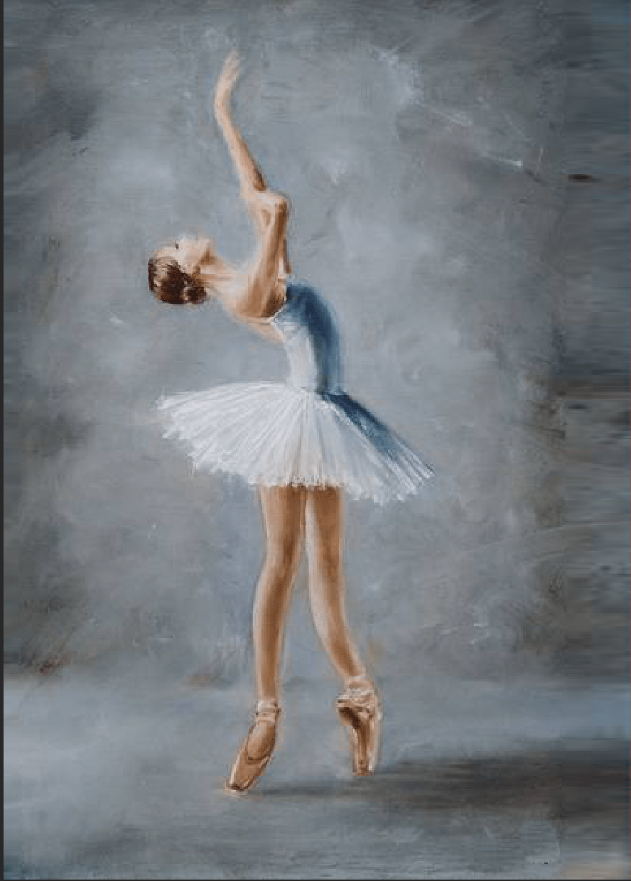 paintingnumberart Paint By Numbers Kit-ballerina graceful figure