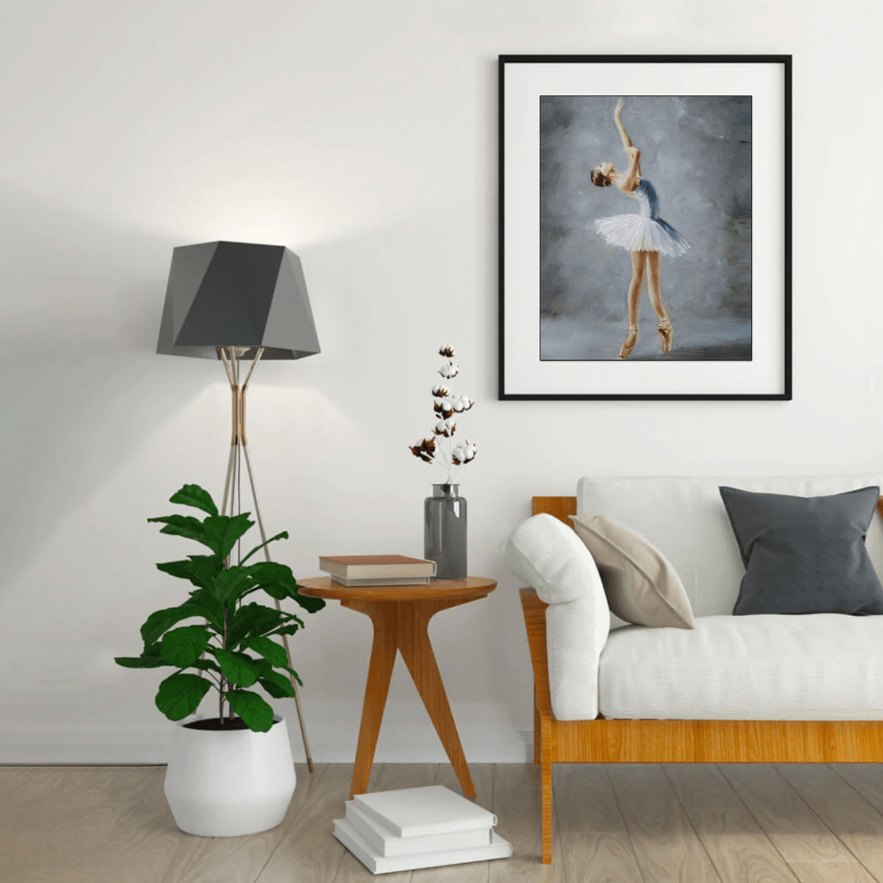 paintingnumberart Paint By Numbers Kit-ballerina graceful figure
