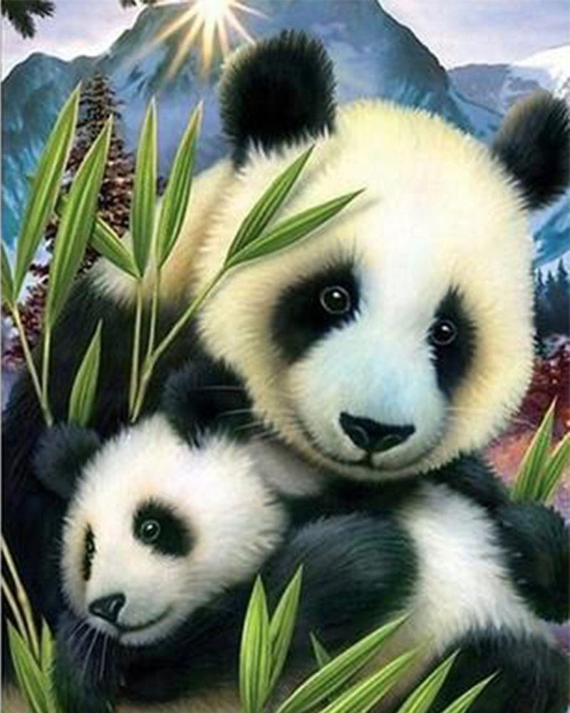 paintingnumberart Paint By Numbers Kit – Bamboo Panda