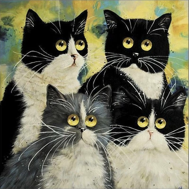 paintingnumberart Paint By Numbers Kit – Black Cat