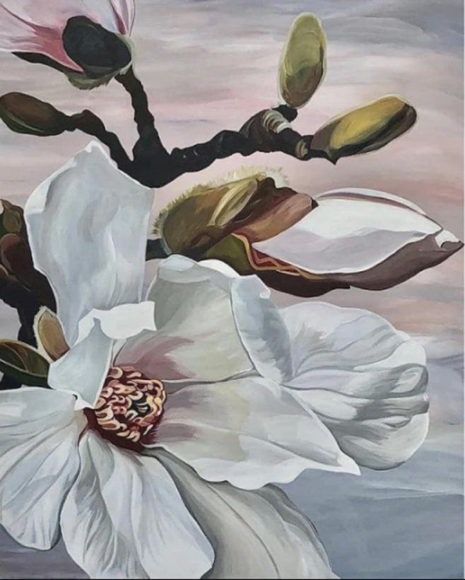 paintingnumberart Paint by Numbers Kit – blooming apricot