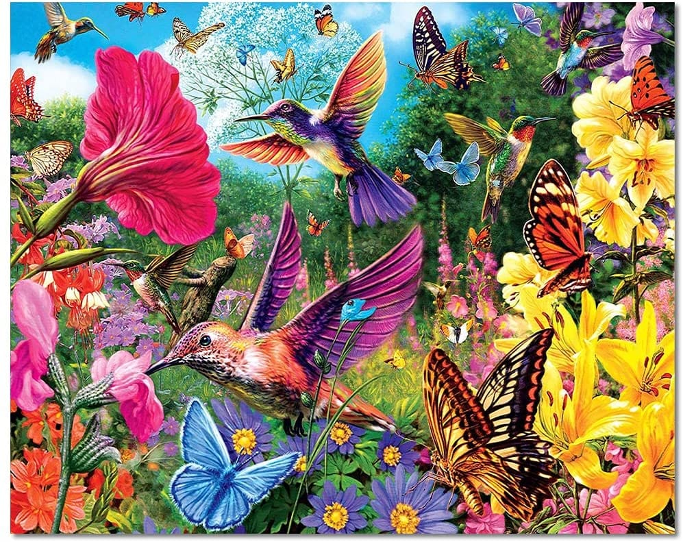 paintingnumberart Paint by Numbers Kit – Butterfly and Flowers