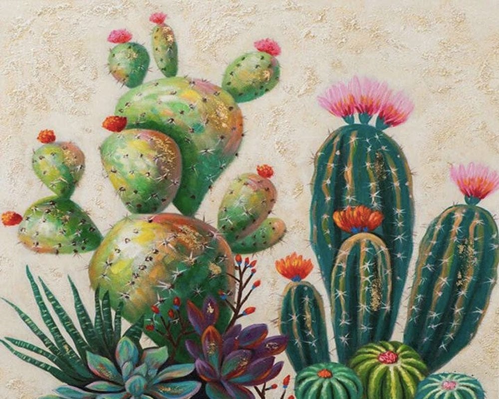 paintingnumberart Paint By Numbers Kit – Cactus