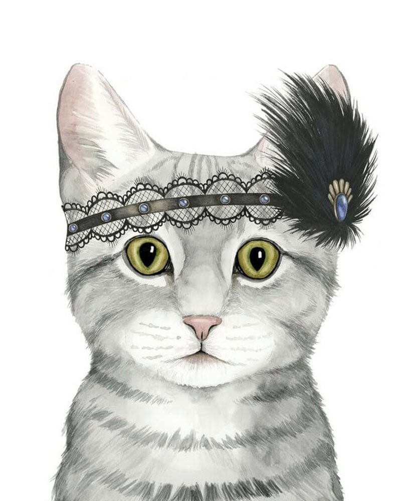 paintingnumberart Paint By Numbers Kit – Cat with Feathers