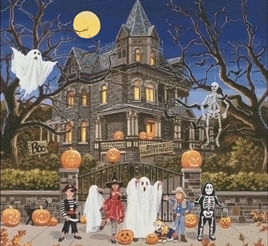 paintingnumberart Paint By Numbers Kit – Children Carrying Pumpkins