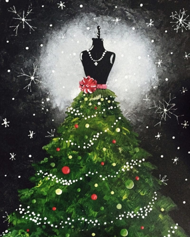 paintingnumberart Paint By Numbers Kit – Christmas Dress