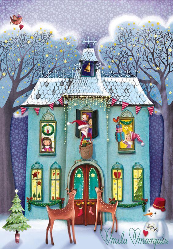 paintingnumberart Paint By Numbers Kit – Christmas House