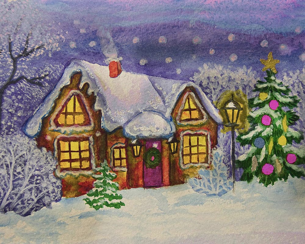 paintingnumberart Paint By Numbers Kit – Christmas House
