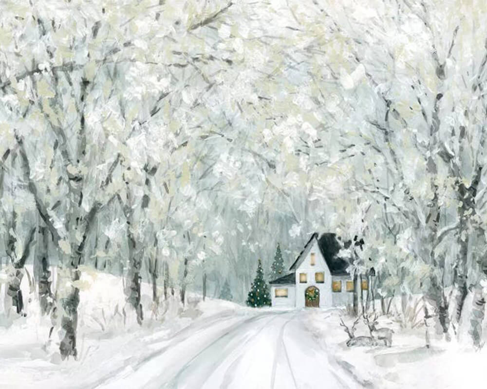 paintingnumberart Paint By Numbers Kit-Christmas Lane