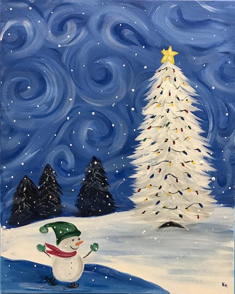 paintingnumberart Paint By Numbers Kit – Christmas Night 2