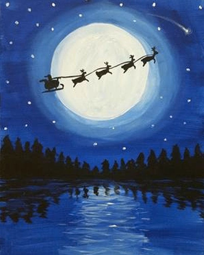 paintingnumberart Paint By Numbers Kit – Christmas Night