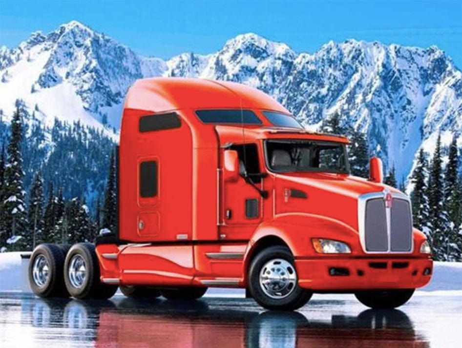 paintingnumberart Paint By Numbers Kit – Christmas Red Truck