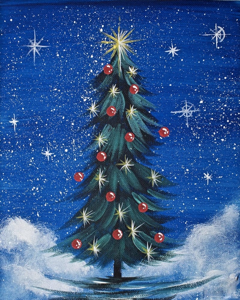 paintingnumberart Paint By Numbers Kit – Christmas Tree 2