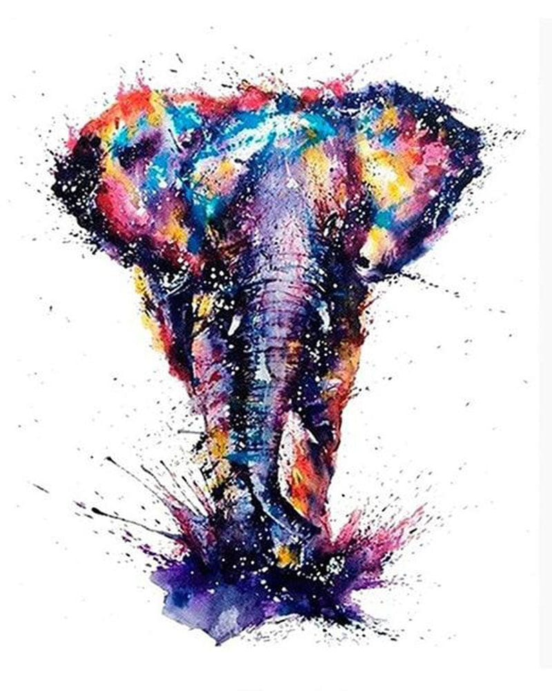 paintingnumberart Paint By Numbers Kit – Color Elephant
