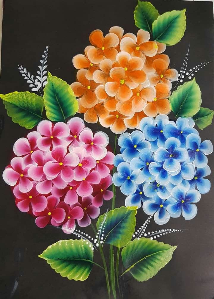 paintingnumberart Paint By Numbers Kit –   Colored Flowers