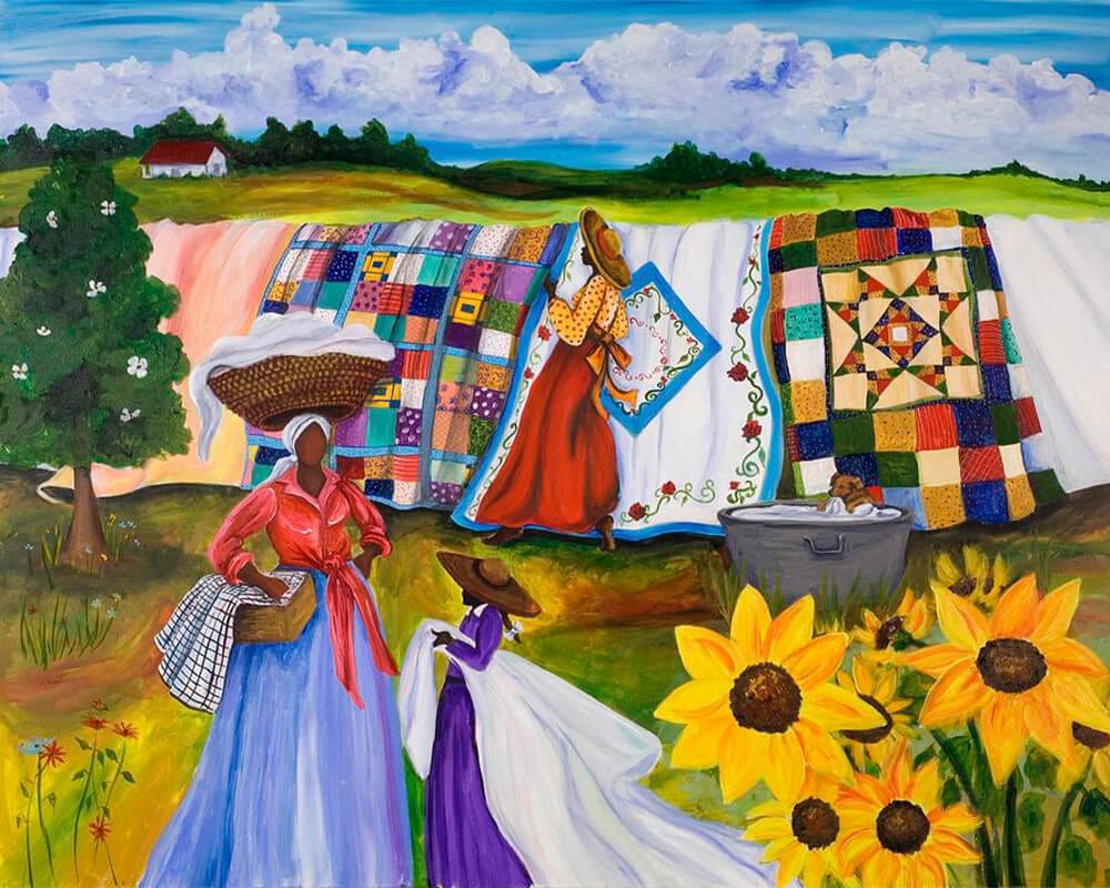 paintingnumberart Paint By Numbers Kit-Country Quilts