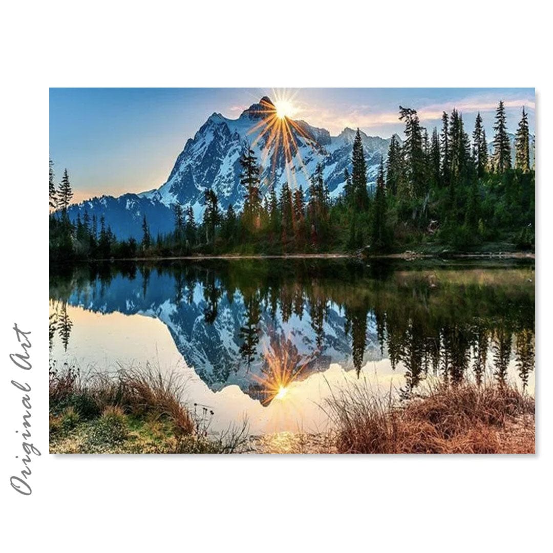 paintingnumberart Paint By Numbers Kit-Crystal Mountain
