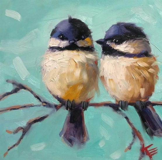 paintingnumberart Paint by Numbers Kit-Cute Birds