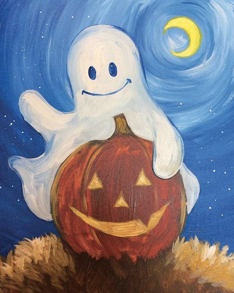 paintingnumberart Paint By Numbers Kit – Cute Ghost