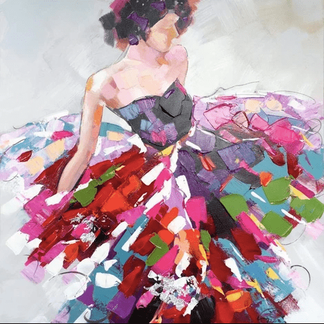 paintingnumberart Paint By Numbers Kit -Dance Girl