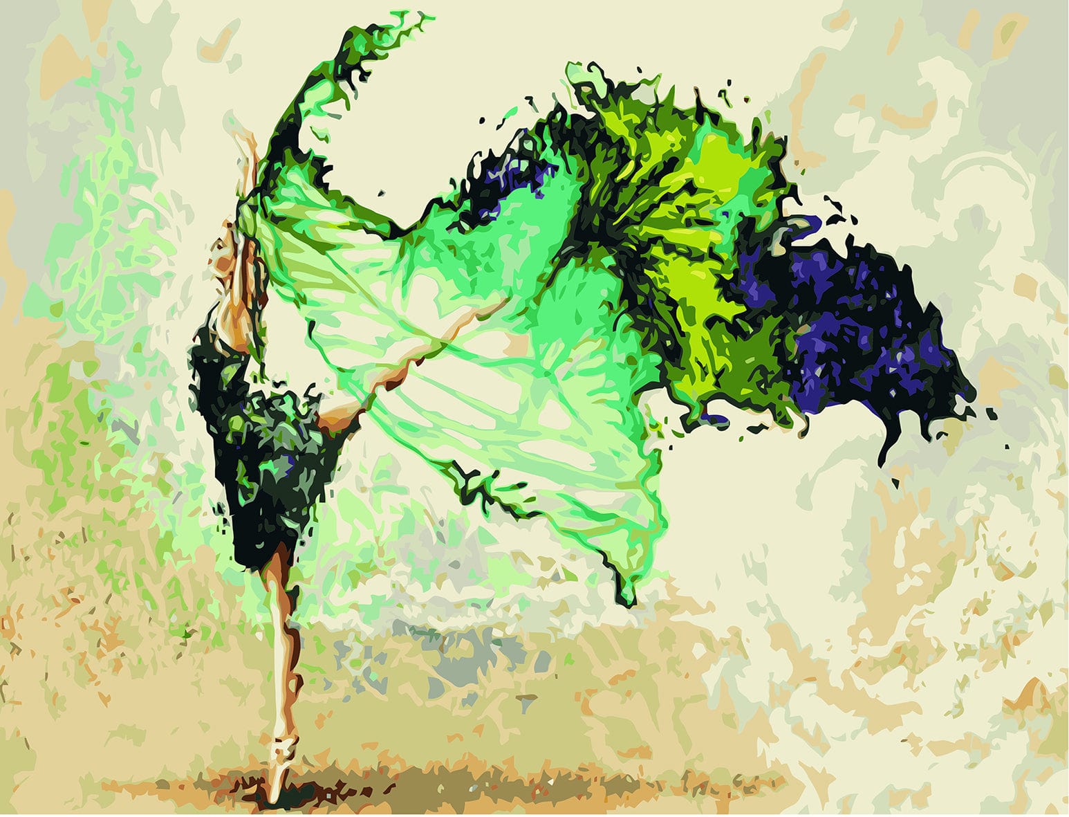 paintingnumberart Paint By Numbers Kit -Dance Girl