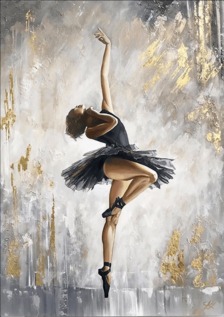 paintingnumberart Paint By Numbers Kit-Dancing Ballerina