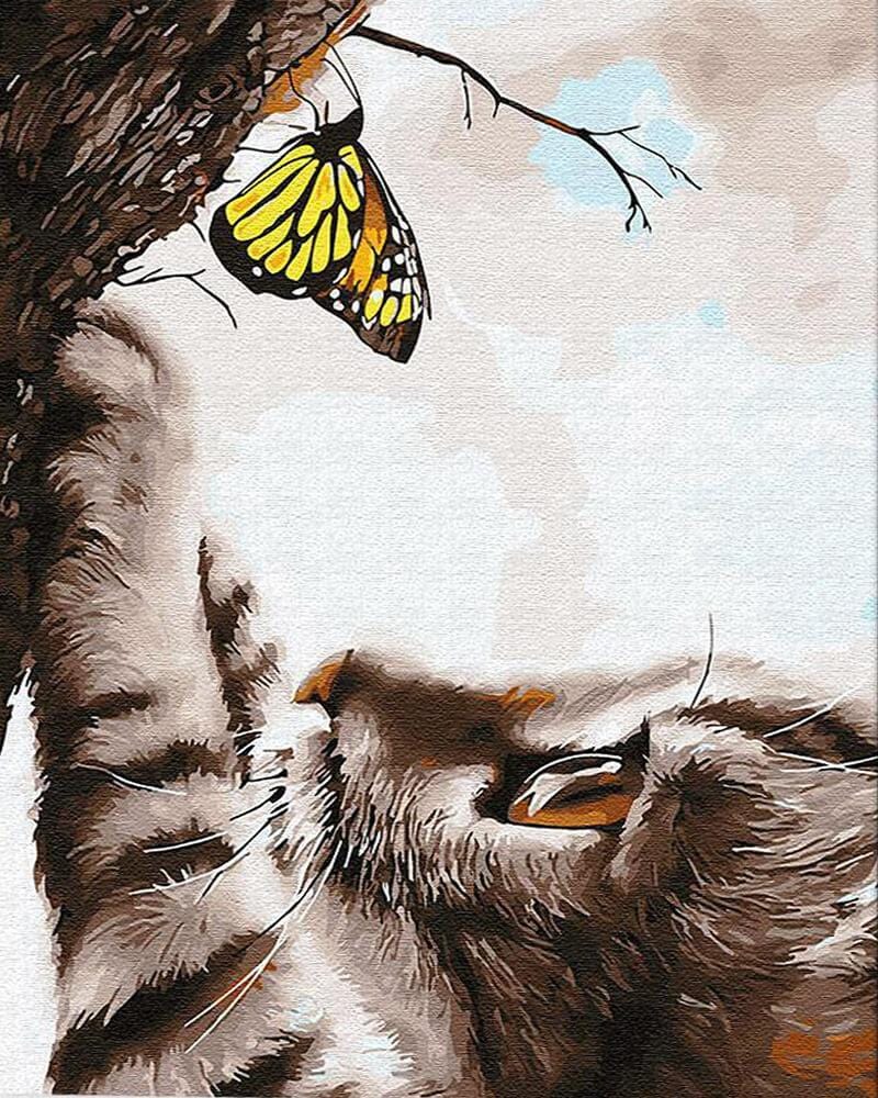 paintingnumberart Paint By Numbers Kit – Daze Kitten