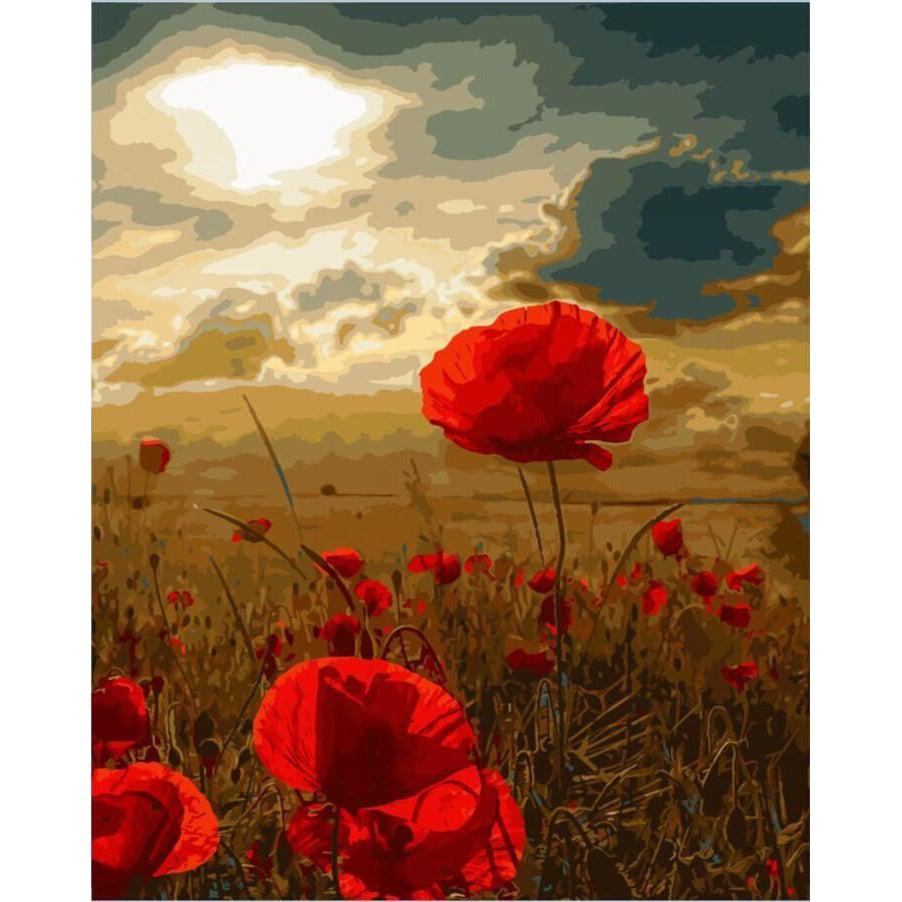 paintingnumberart Paint by Numbers Kit –  Desert Rose