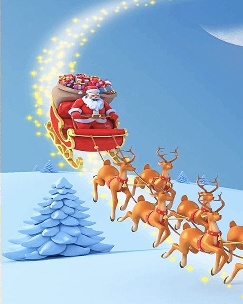 paintingnumberart Paint By Numbers Kit – Father Christmas