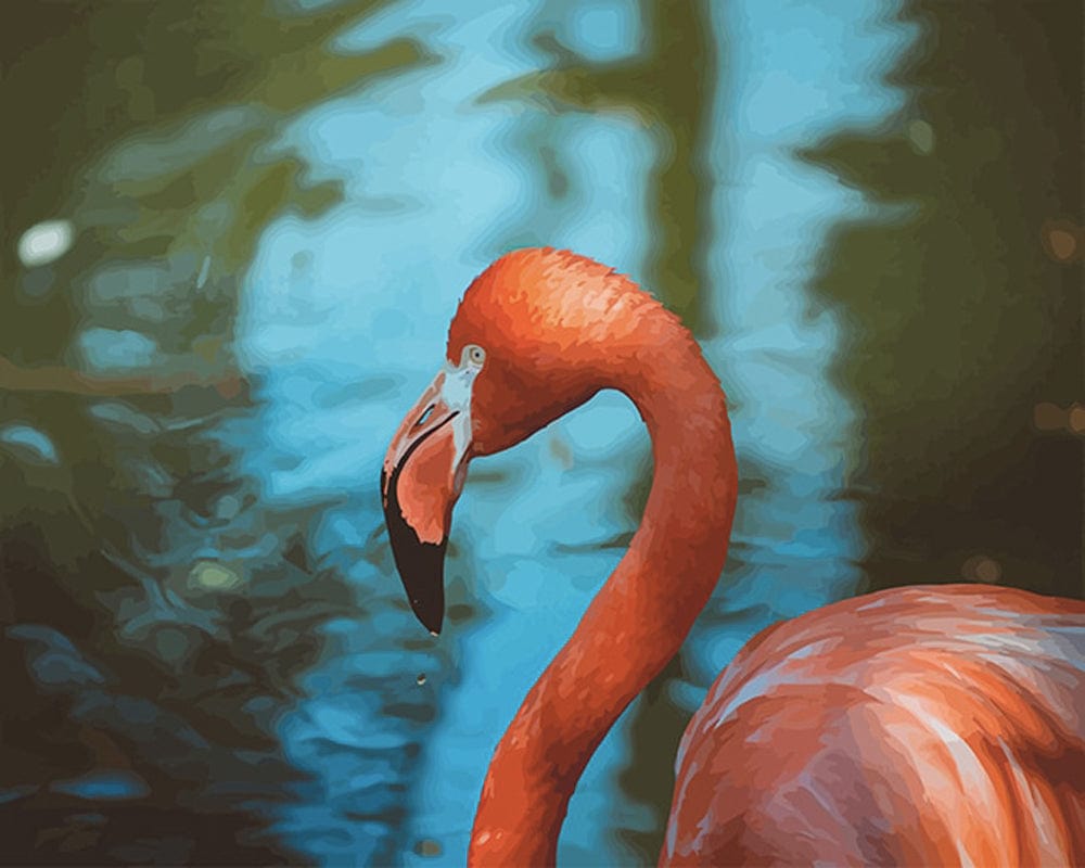 paintingnumberart Paint By Numbers Kit – Flamingo Bird