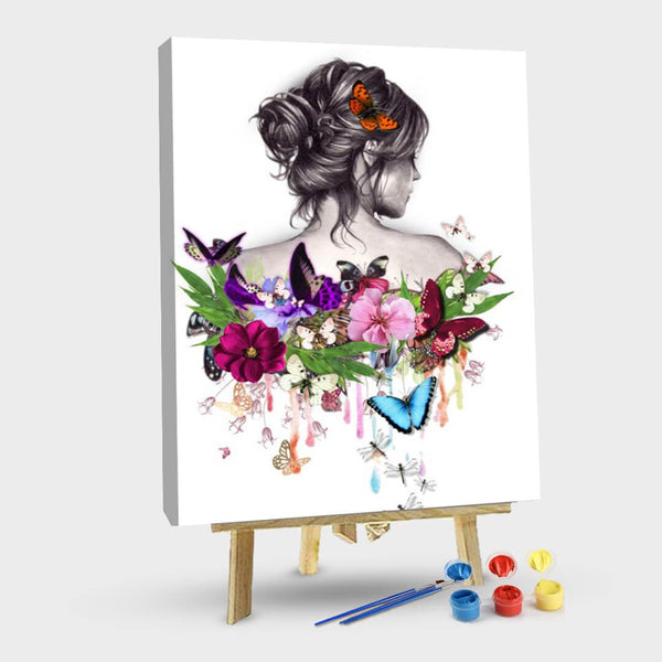 paintingnumberart Paint By Numbers Kit-Flower woman