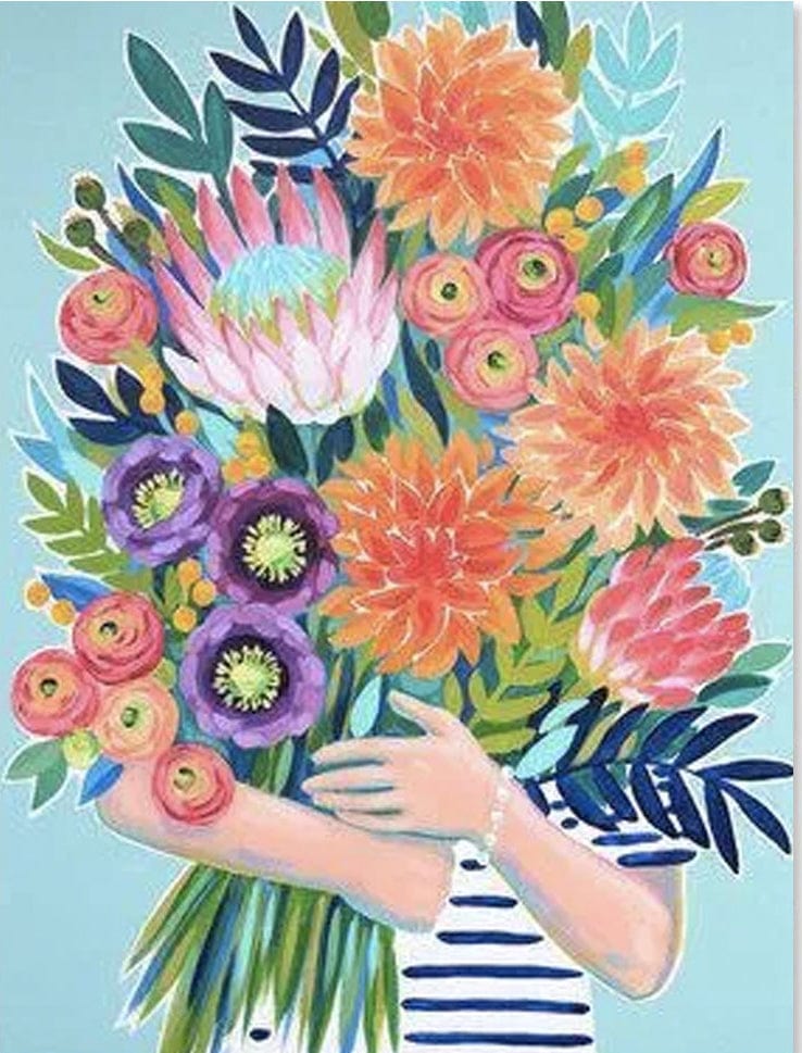 paintingnumberart Paint By Numbers Kit-Flowers