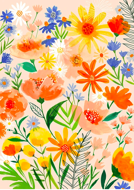 paintingnumberart Paint By Numbers Kit – flowersA