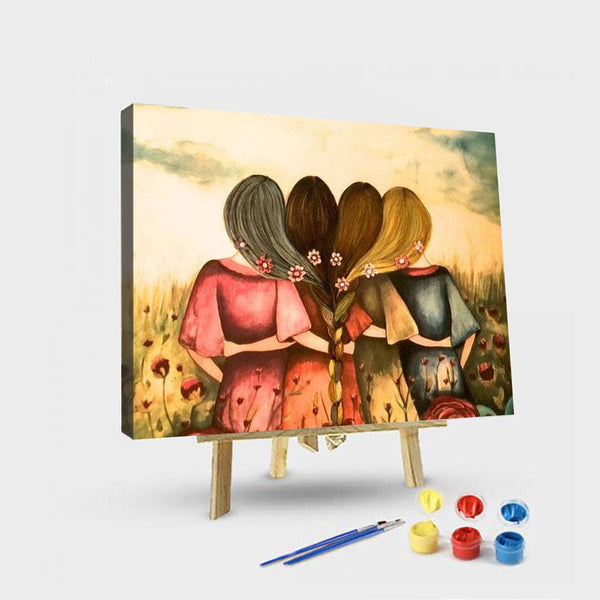 paintingnumberart Paint By Numbers Kit – Four Sisters