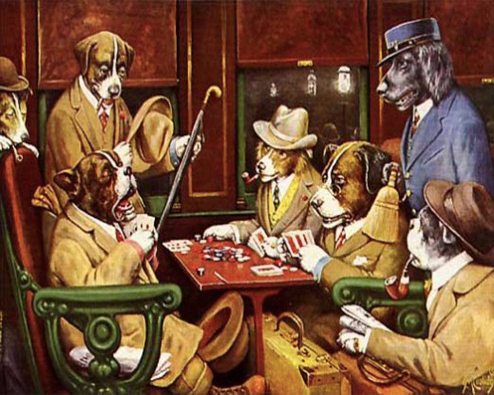 paintingnumberart Paint By Numbers Kit – Gentlemen’s Dogs