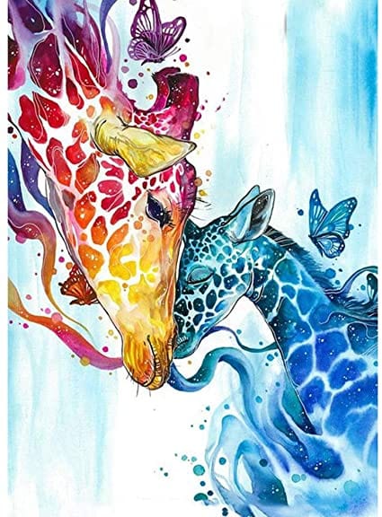 paintingnumberart Paint By Numbers Kit –  Giraffe