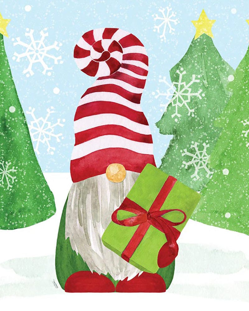 paintingnumberart Paint By Numbers Kit-Gnome for Christmas blue I-Gifts