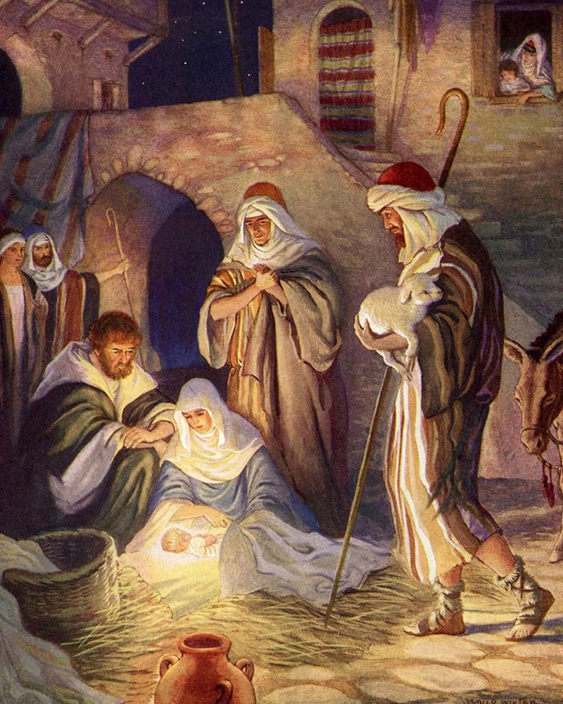 paintingnumberart Paint By Numbers Kit-Guardian – Nativity Scene
