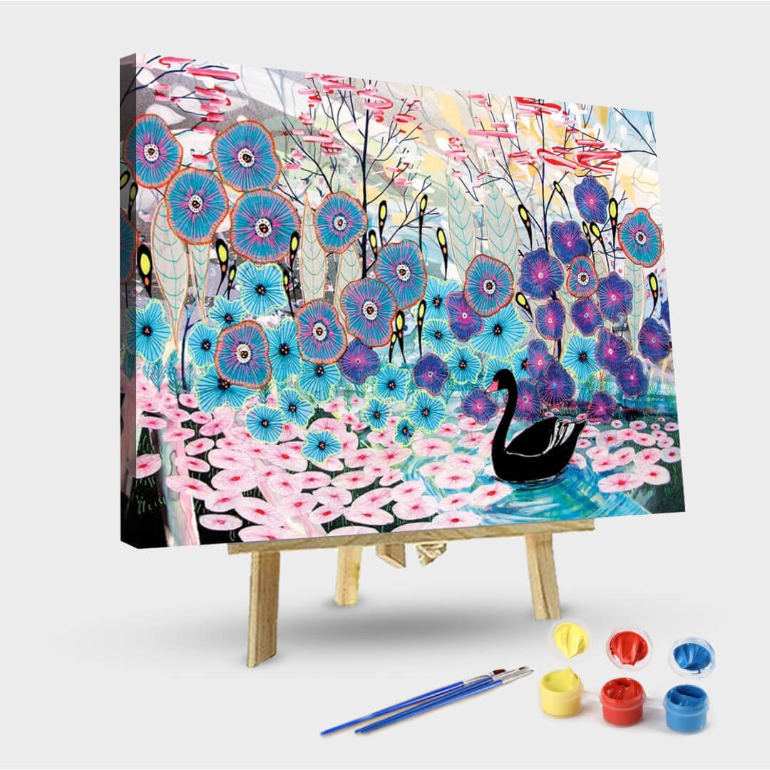 paintingnumberart Paint By Numbers Kit-Guardian – The Black Swan