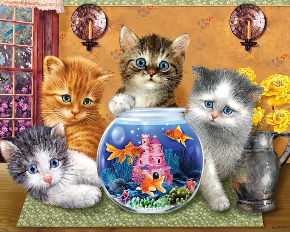 paintingnumberart Paint By Numbers Kit-Guardian – Vertical Who’s Looking