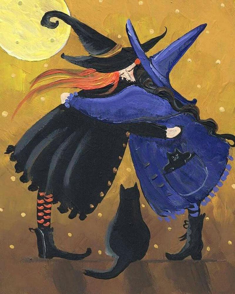 paintingnumberart Paint By Numbers Kit – Halloween Crow