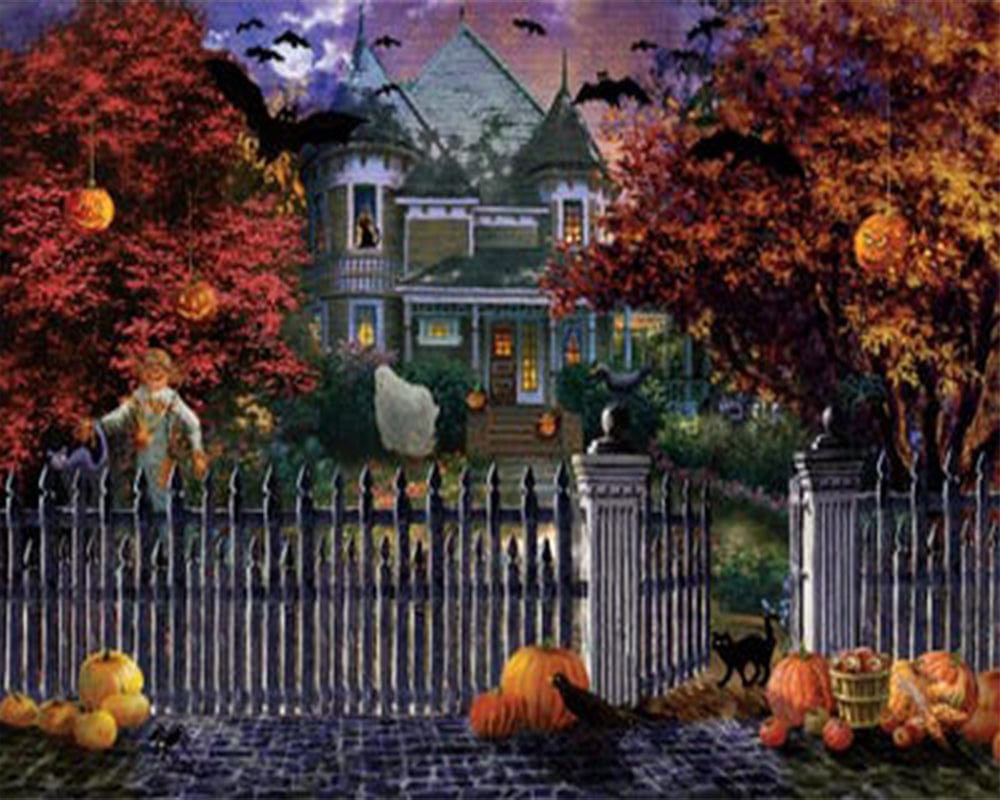 paintingnumberart Paint By Numbers Kit-Halloween House