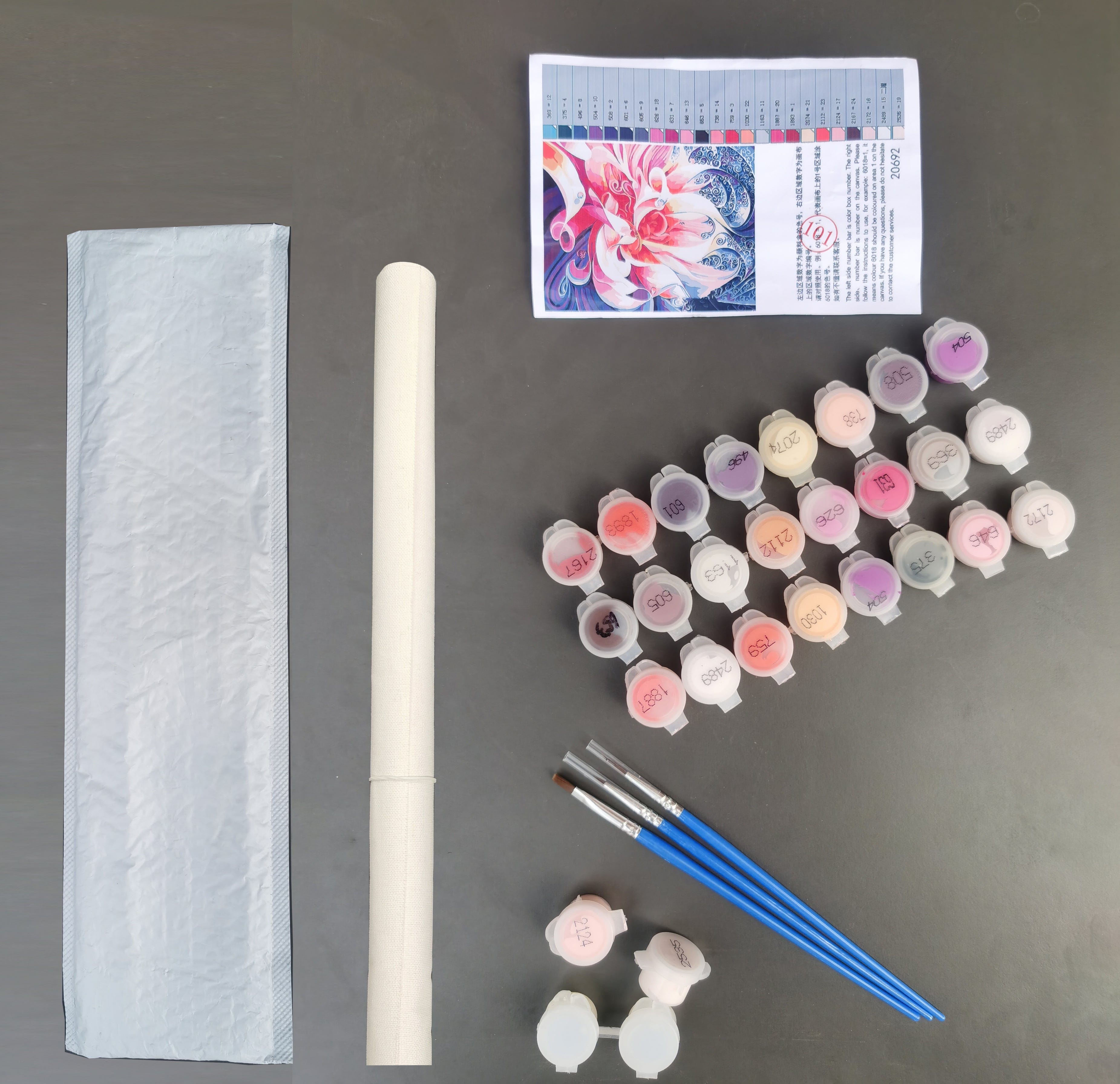 paintingnumberart Paint By Numbers Kit-Hand drawn female ballerina