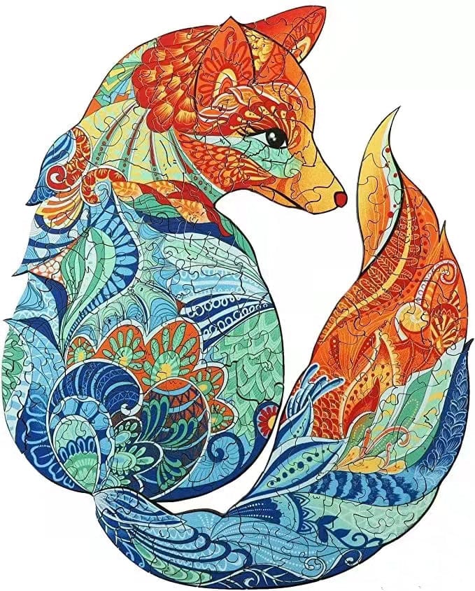 paintingnumberart Paint By Numbers Kit-Hand drawn fox represents wisdom