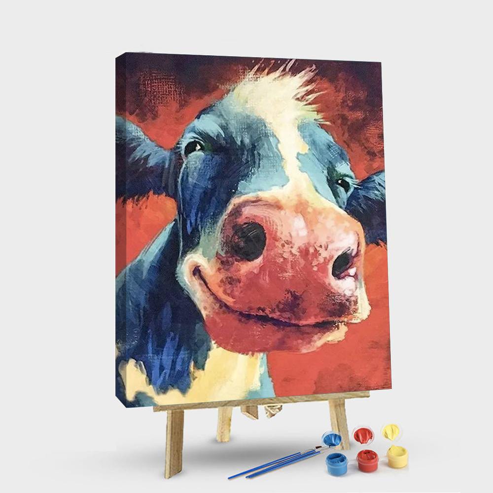 paintingnumberart Paint By Numbers Kit – Happy Cow