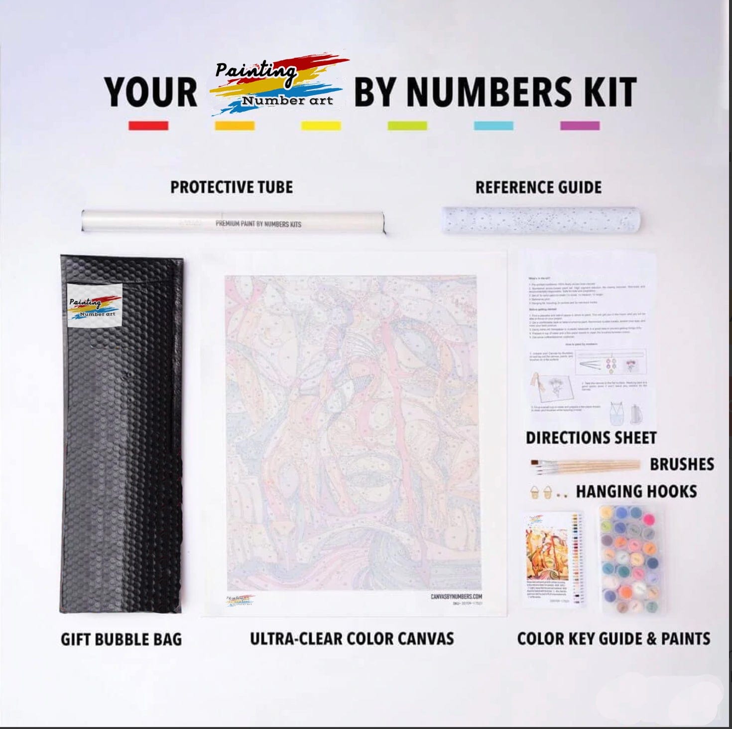 paintingnumberart Paint By Numbers Kit – Happy Sisters on Rainy Days