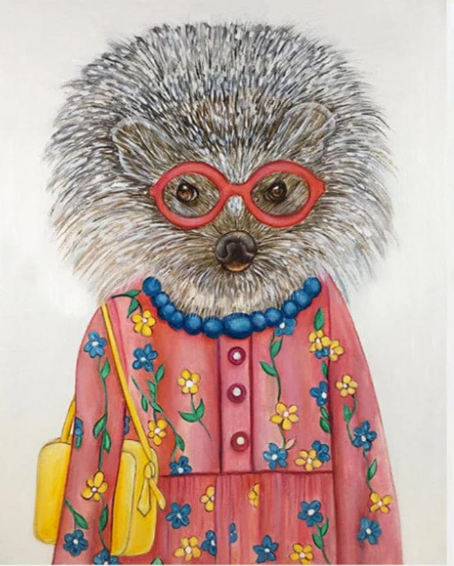 paintingnumberart Paint By Numbers Kit-Hedgehog Girl