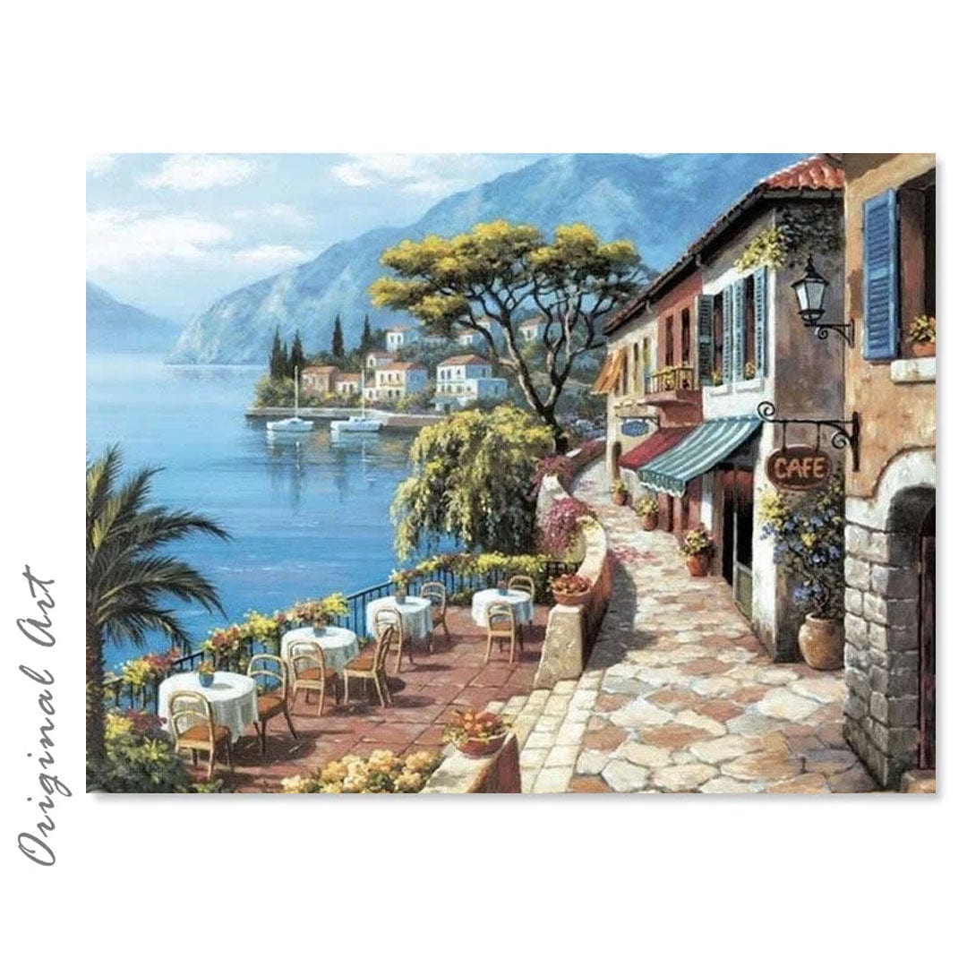 paintingnumberart Paint By Numbers Kit – Hotel by the Sea